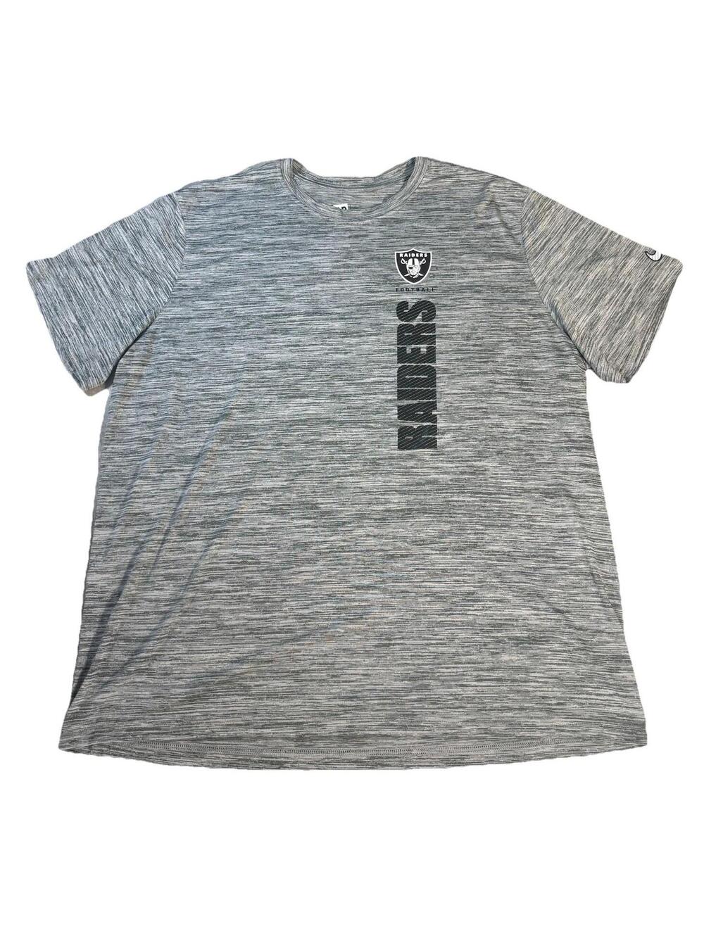 Nike Las Vegas Raiders Sideline Velocity Performance T Shirt Gray Men’s 3XL
